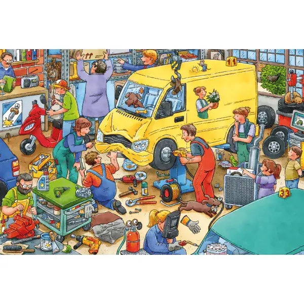 Schmidt Spiele Wo ist die kleine Bohrmaschine? 3x24 Teile Kinderpuzzle Blitzangebot