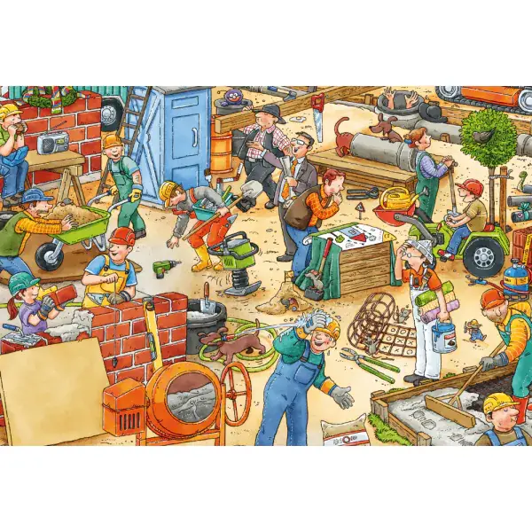 Schmidt Spiele Wo ist die kleine Bohrmaschine? 3x24 Teile Kinderpuzzle Blitzangebot