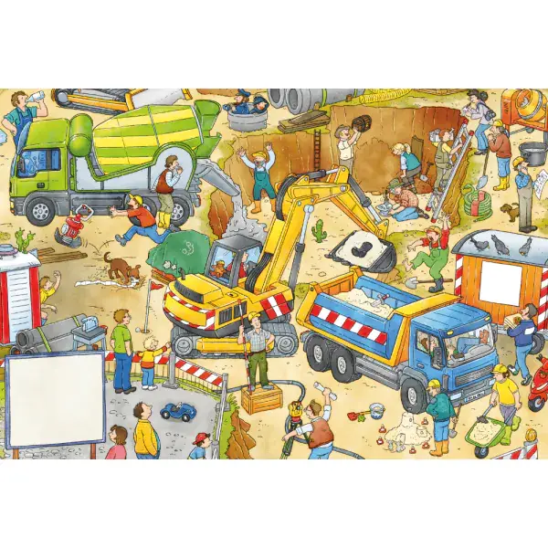 Schmidt Spiele Wo ist das blaue Auto? 3x24 Teile Kinderpuzzle Große Rabatte