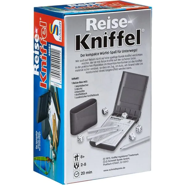 Schmidt Spiele Reise Kniffel® Vierteljährliche Förderung