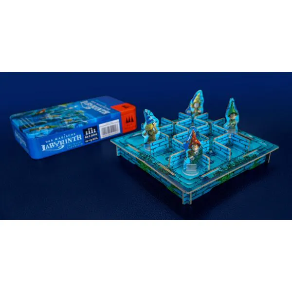 Schmidt Spiele Drei Magier®: Das magische Labyrinth, Reisespiel in der Metalldose Begrenzt auf 3 Tage