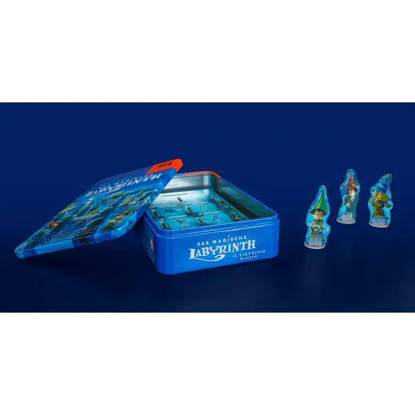 Schmidt Spiele Drei Magier®: Das magische Labyrinth, Reisespiel in der Metalldose Begrenzt auf 3 Tage