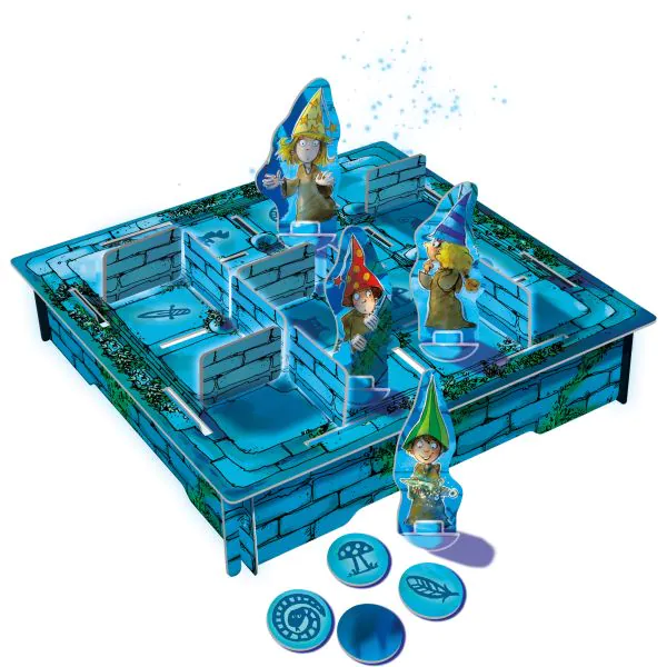 Schmidt Spiele Drei Magier®: Das magische Labyrinth, Reisespiel in der Metalldose Begrenzt auf 3 Tage