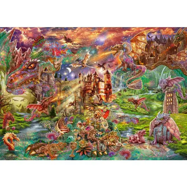 Schmidt Spiele Steve Sundram: Der Schatz der Drachen, 2.000 Teile Puzzle Online Shopping