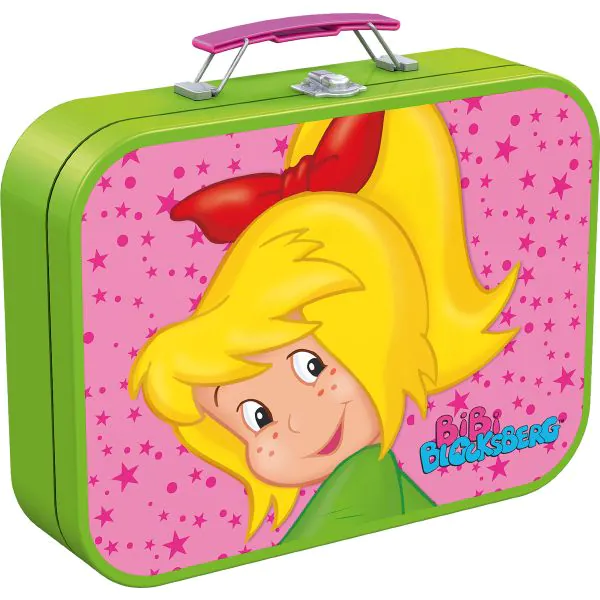 Schmidt Spiele Puzzle-Box: Bibi Blocksberg im Metallkoffer mit 4 Kinderpuzzles mit 4 Kinderpuzzle (2 x 60 Teile & 2 x 100 Teile) Preisnachlass