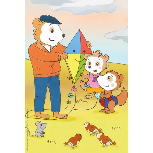 Schmidt Spiele Bobo Siebenschläfer: Auf ins Abenteuer, 3x48 Teile Kinderpuzzle Lagerräumung