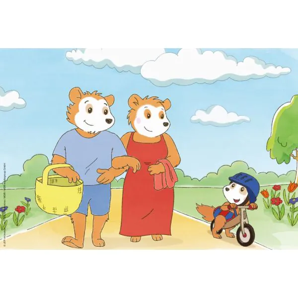 Schmidt Spiele Bobo Siebenschläfer: Auf ins Abenteuer, 3x48 Teile Kinderpuzzle Lagerräumung