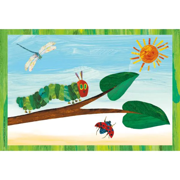Schmidt Spiele Die kleine Raupe Nimmersatt: Raupe-Kokon-Schmetterling, 3x24 Teile Kinderpuzzle Exklusive Angebote