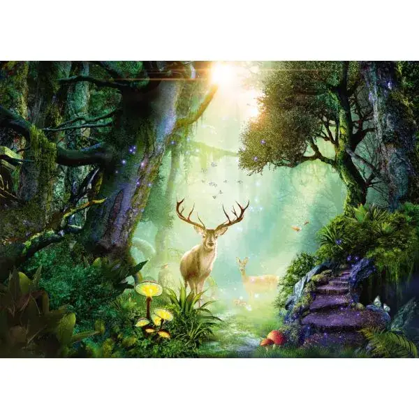 Schmidt Spiele Georgia Fellenberg: Rehe im Wald, 1.000 Teile Puzzle Große Rabatte