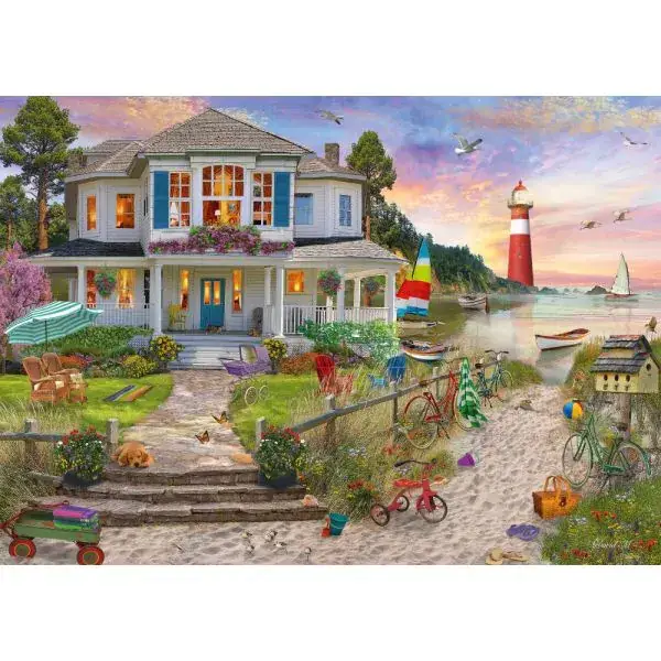 Schmidt Spiele Das Strandhaus, 1.000 Teile Puzzle Saisonale Angebote