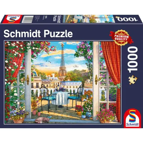 Schmidt Spiele Terrasse in Paris, 1.000 Teile Puzzle Tägliche Deals