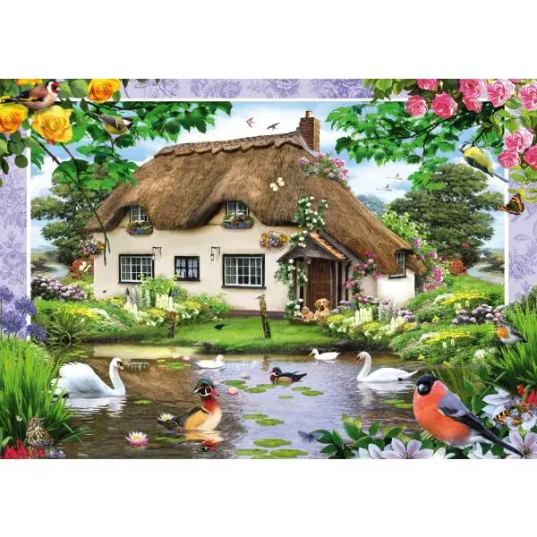 Schmidt Spiele Romantisches Landhaus, 500 Teile Puzzle VIP-Rabatte