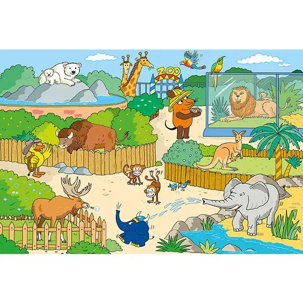 Schmidt Spiele Die Maus: im Zoo, 60 Teile Kinderpuzzle Discount Store für neue Produkte