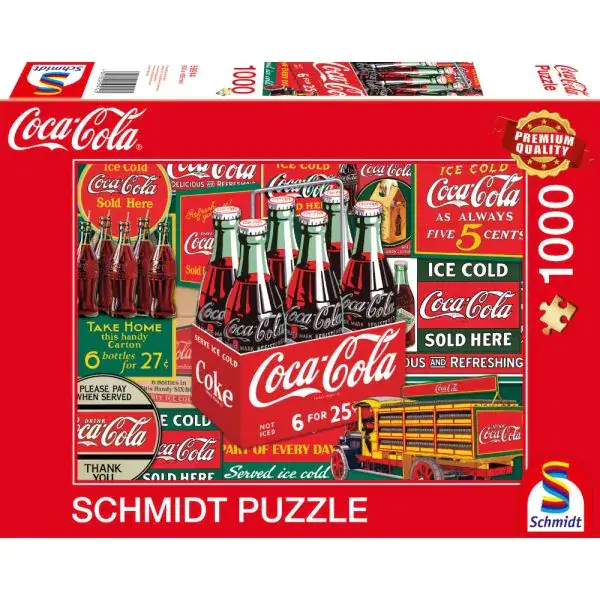 Schmidt Spiele Coca Cola: Klassiker, 1.000 Teile Puzzle Begrenzt auf 3 Tage