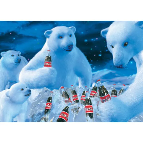 Schmidt Spiele Coca Cola: Polarbären, 1.000 Teile Puzzle Speichern exportieren
