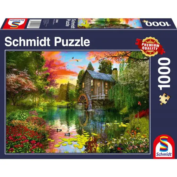 Schmidt Spiele Die Wassermühle, 1.000 Teile Puzzle im Angebot