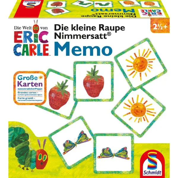 Schmidt Spiele Die kleine Raupe Nimmersatt - Memo Limitierter Zeitrabatt