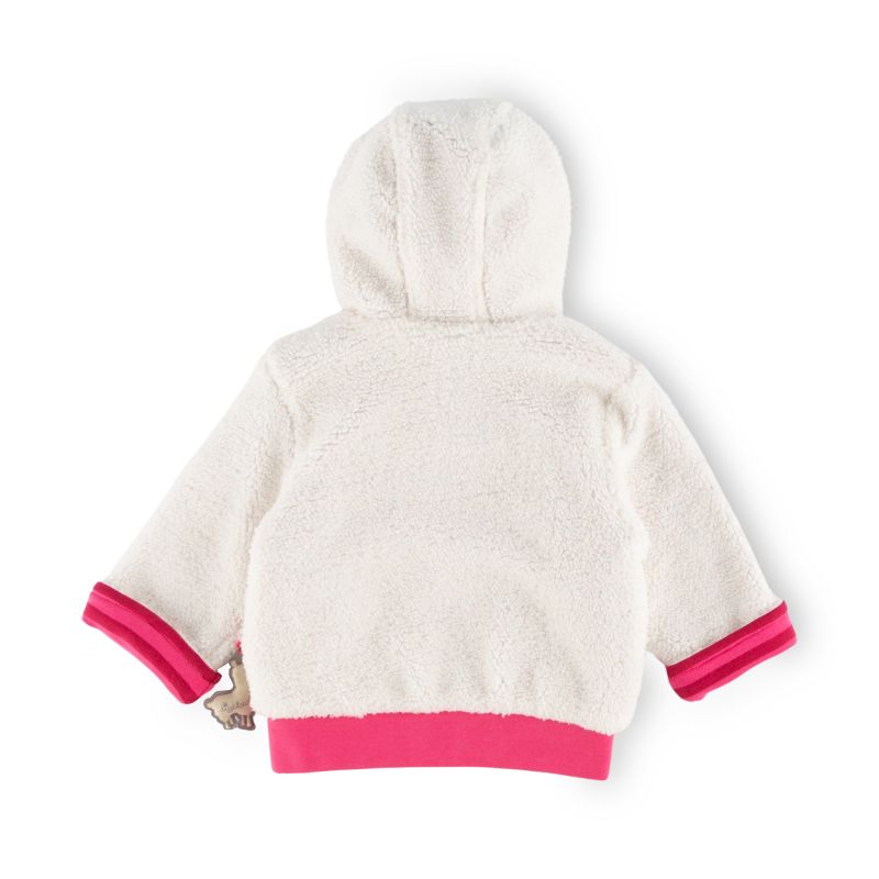 Sigikid Baby Teddyjacke Crazy Lama, weiß Jubiläumsangebot