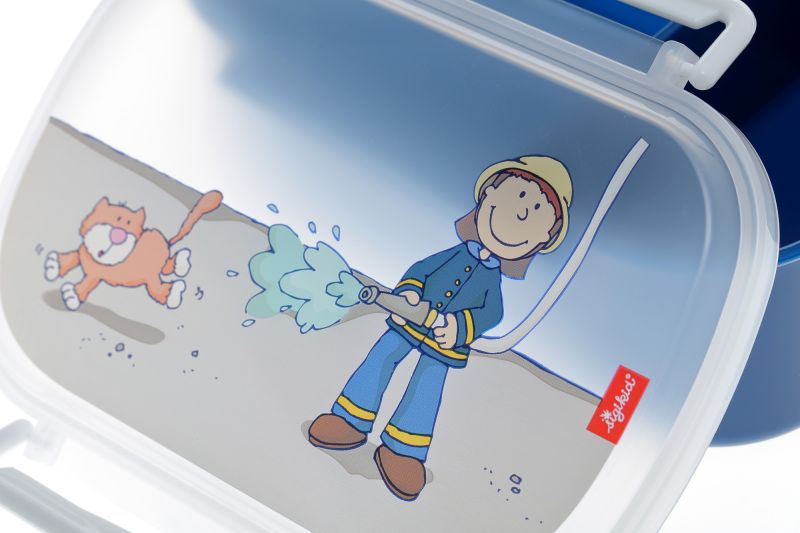 Sigikid Kinder Brotzeitbox für Jungen, Frido Firefighter Super Sparpreis