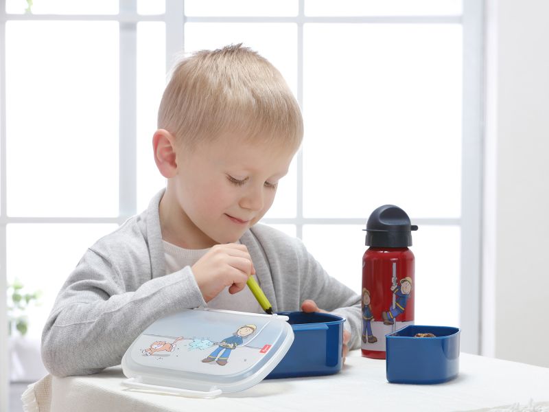 Sigikid Kinder Brotzeitbox für Jungen, Frido Firefighter Super Sparpreis