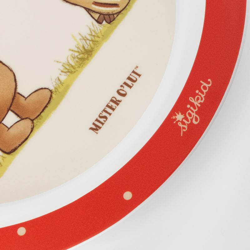 Sigikid Kinder Teller Mister O'Lui Biberbär, rPET Begrenzte Freigabe