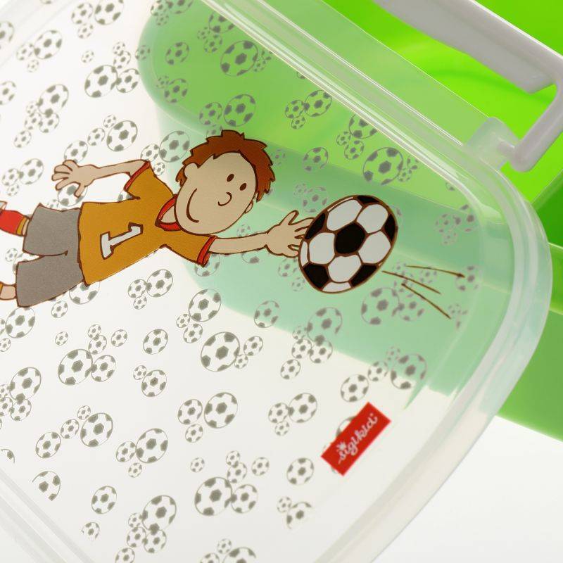 Sigikid Kinder Brotzeitbox für Fußballfans mit Kily Keeper Fabrikverkauf