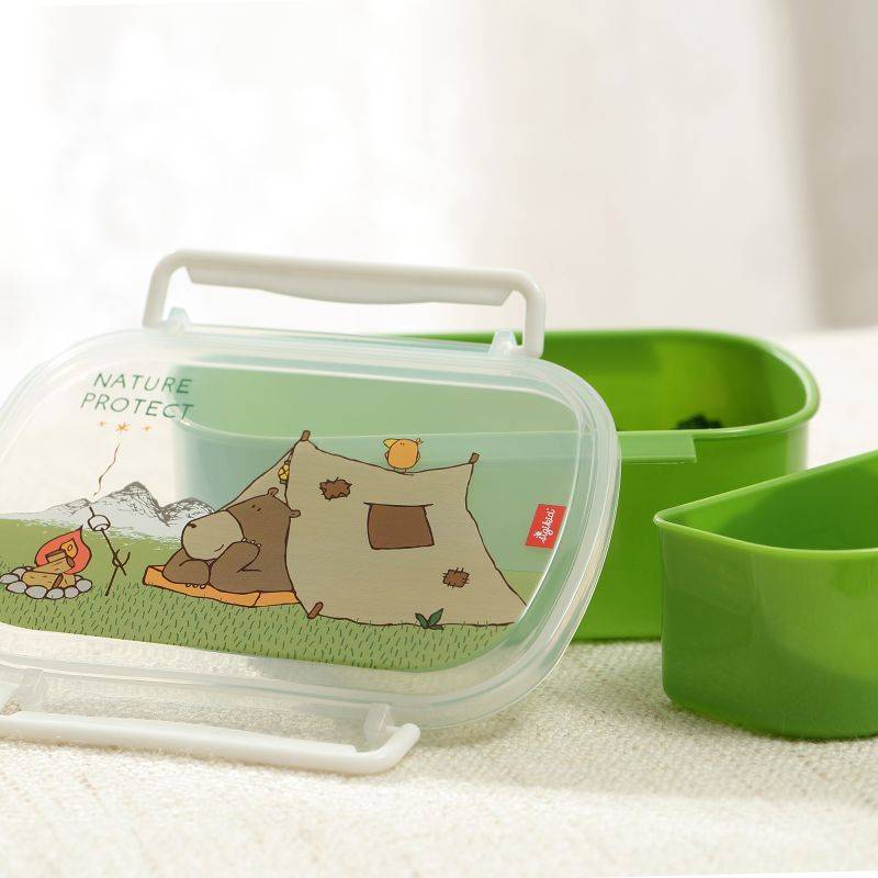 Sigikid Kinder Brotzeitbox mit Bär Forest Grizzly Exklusivangebot
