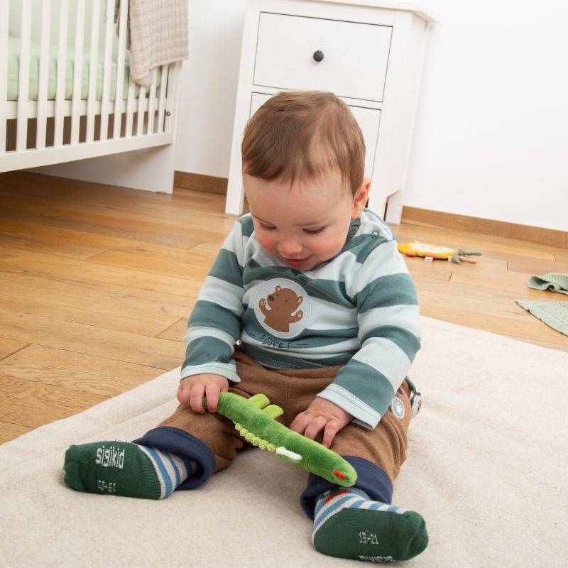 Sigikid Baby Rassel Krokodil, Red Stars Weihnachtsangebot