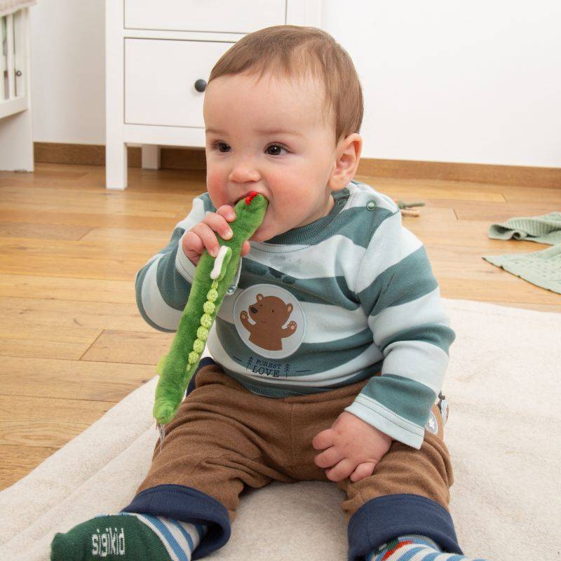 Sigikid Baby Rassel Krokodil, Red Stars Weihnachtsangebot
