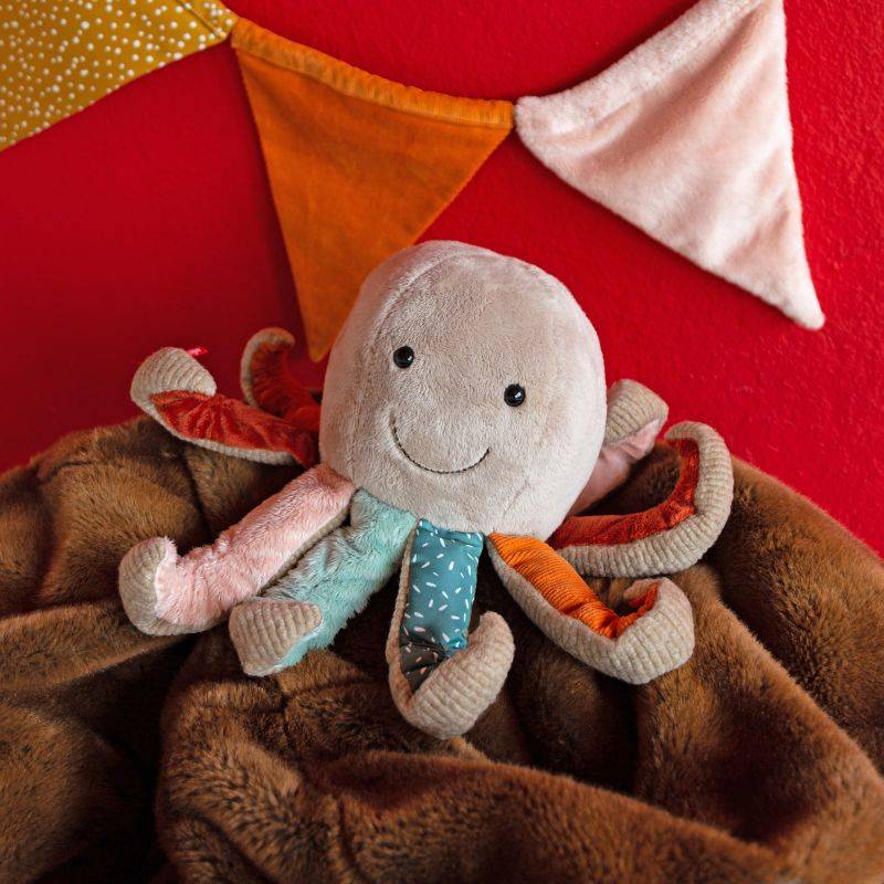 Sigikid Kuscheltier Oktopus, Patchwork Sweety Weihnachtsangebot