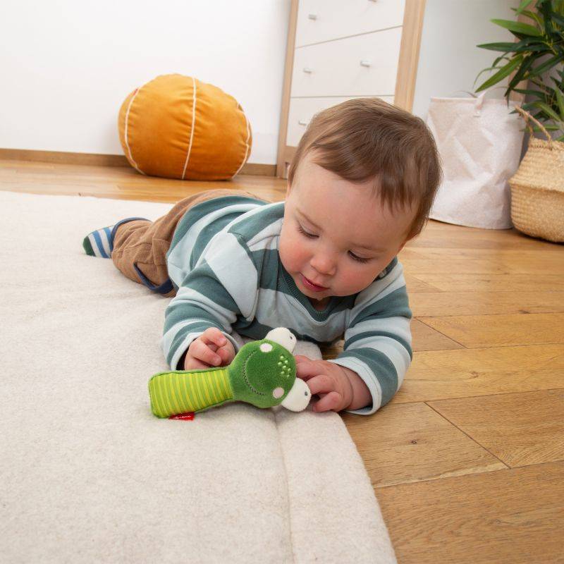 Sigikid Baby Greifling Frosch mit Spiegel, Red Stars Nur für heute