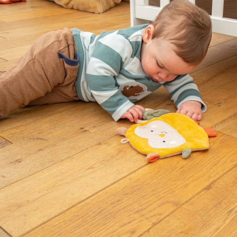 Sigikid Baby Knistergreifling Eule, Green Bio Kollektion 50% Rabatt mit kostenlosem Versand