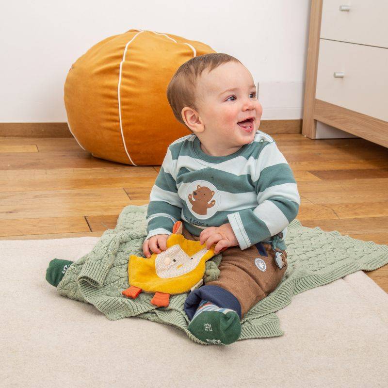 Sigikid Baby Knistergreifling Eule, Green Bio Kollektion 50% Rabatt mit kostenlosem Versand