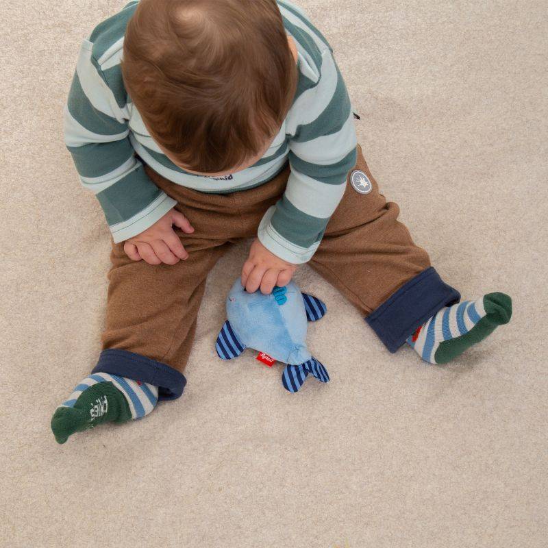 Sigikid Rassel Wal Red Stars Collection Clearance-Verkauf