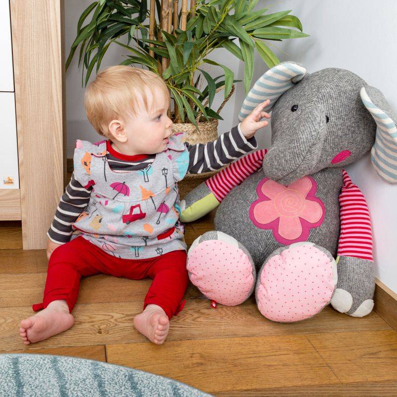 Sigikid XXL Kuscheltier Elefant im Patchworkstyle 2025