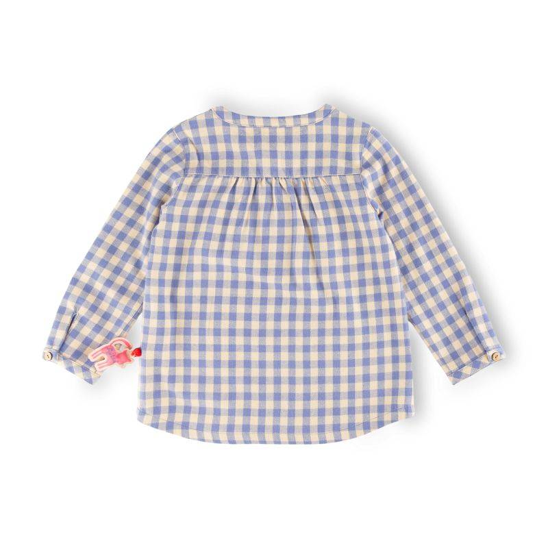 Sigikid Kinder Karo Flanellbluse, blau-weiß Günstig kaufen