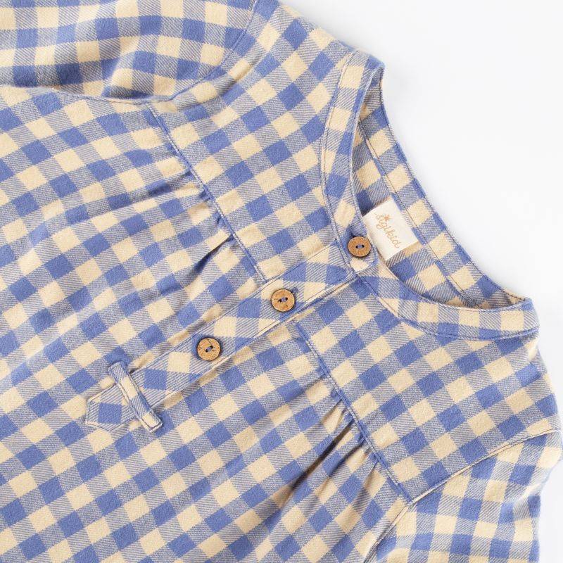 Sigikid Kinder Karo Flanellbluse, blau-weiß Günstig kaufen