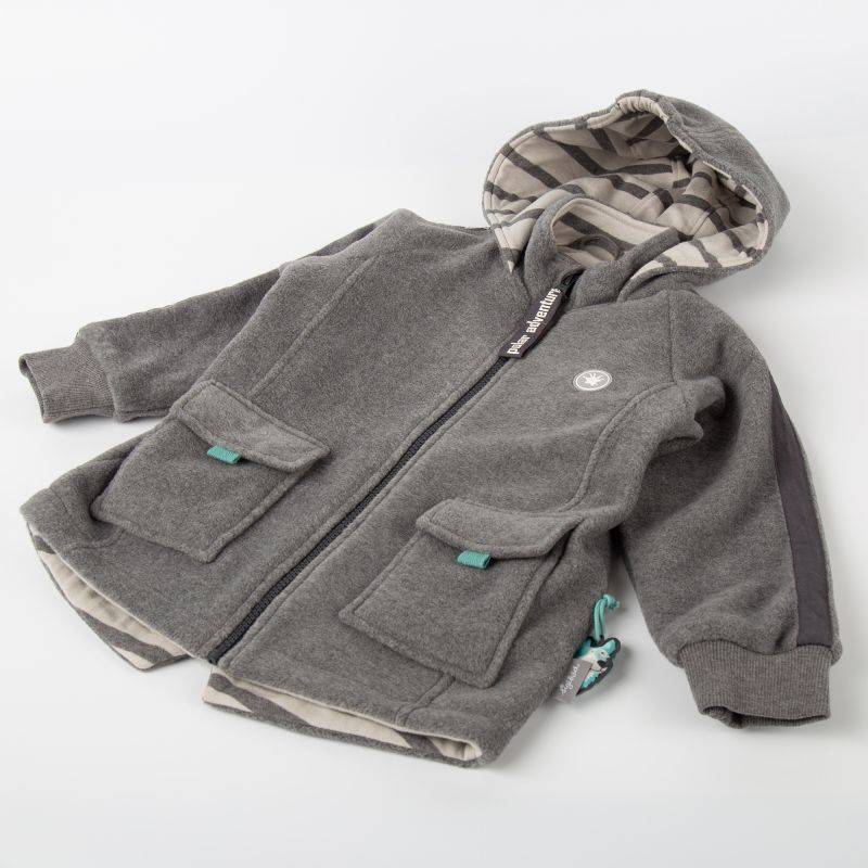 Sigikid Kinder Fleecejacke Polar Expedition, graumeliert Flash Sale
