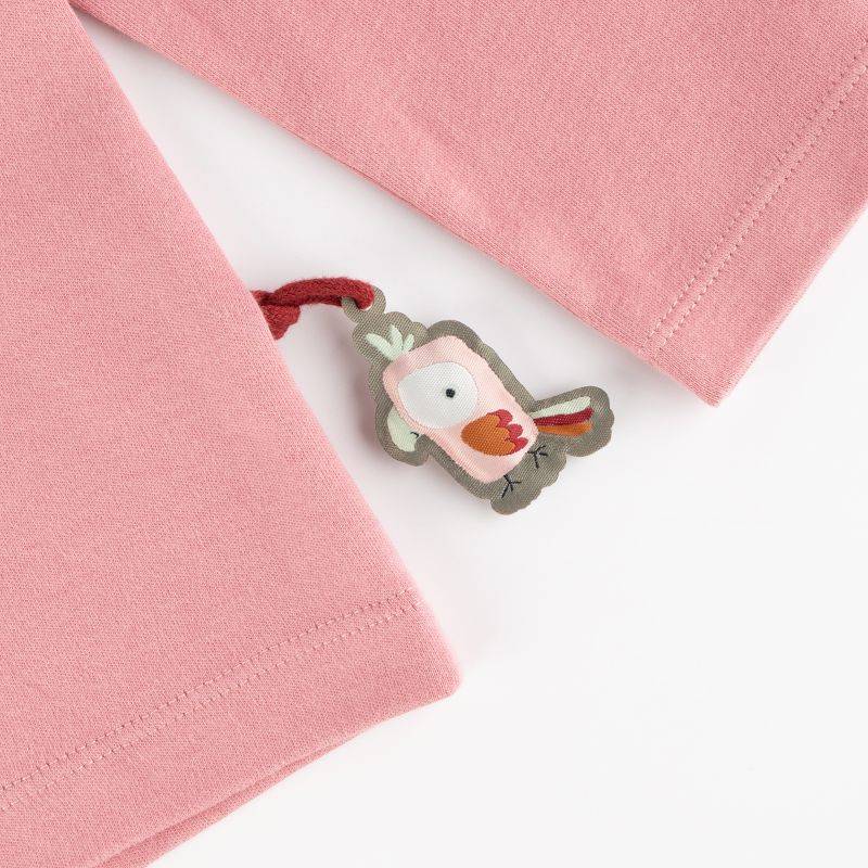 Sigikid Kinder Langarmshirt mit Stickmotiv Kakadu, rosa Saisonschlussverkauf