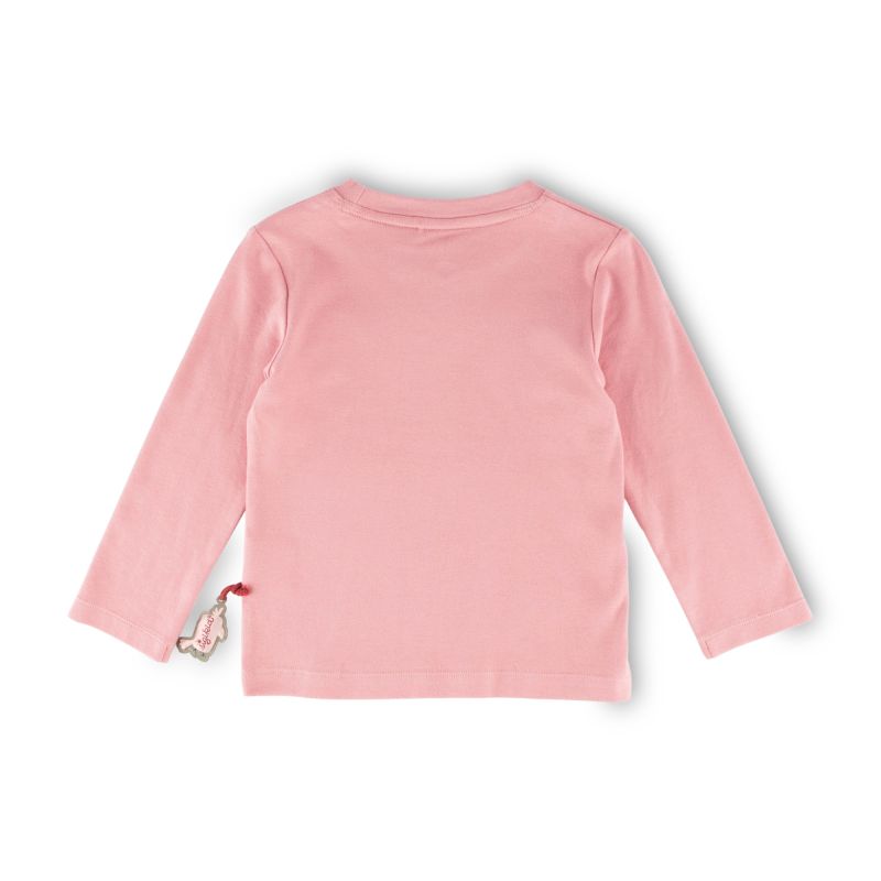 Sigikid Kinder Langarmshirt mit Stickmotiv Kakadu, rosa Saisonschlussverkauf