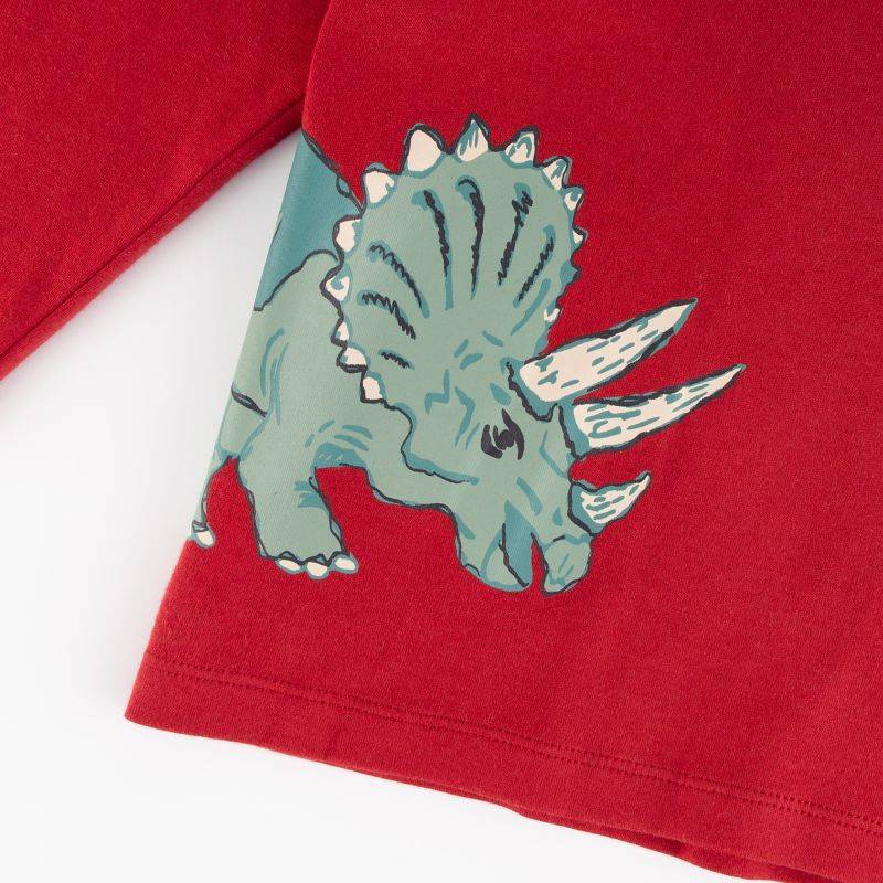 Sigikid Kinder Langarmshirt Dino, dunkelrot Neuheiten
