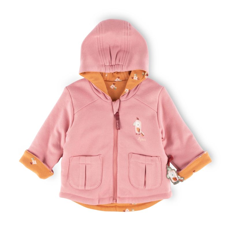 Sigikid Baby Wendejacke, Blümchen Print und rosa VIP-Rabatte