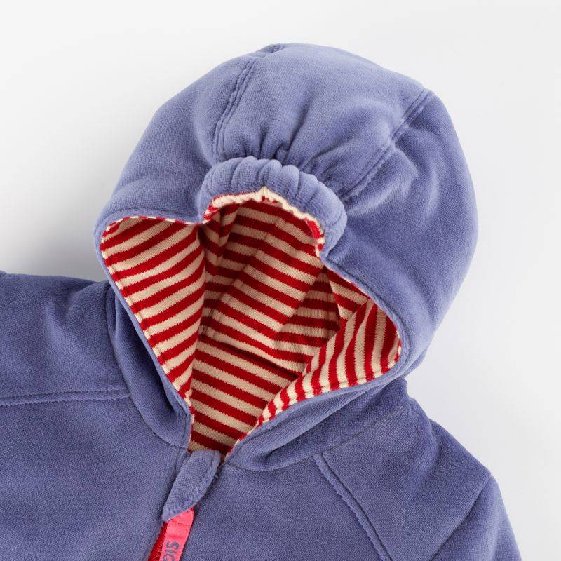Sigikid Baby Wendejacke Katze, Nicki blau oder rot-weiß geringelt Begrenzte Freigabe