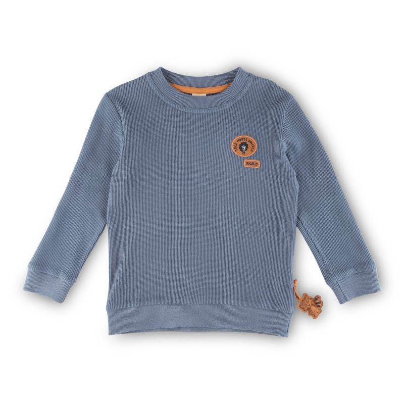 Sigikid Kinder Langarmshirt Forest Adventure, blau Letzte 3 Tage