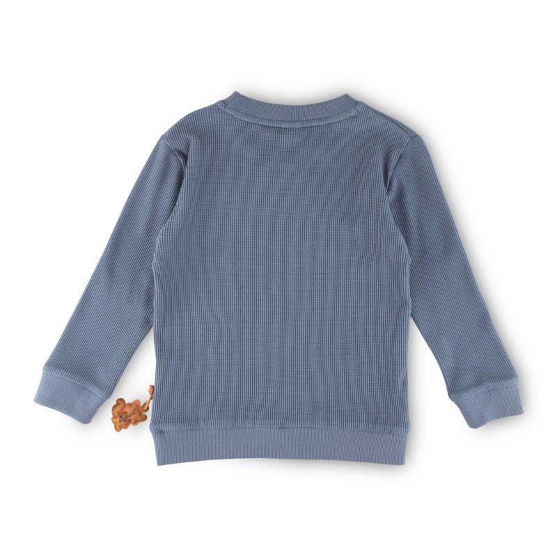 Sigikid Kinder Langarmshirt Forest Adventure, blau Letzte 3 Tage