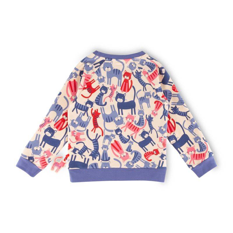 Sigikid Kinder Sweatshirt, bunter Katzen-Print JETZT KAUFEN