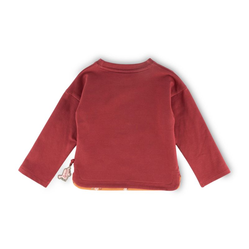 Sigikid Kinder Sweatshirt mit Kakadu Motiv, dunkelrot Bis zu 65% Rabatt