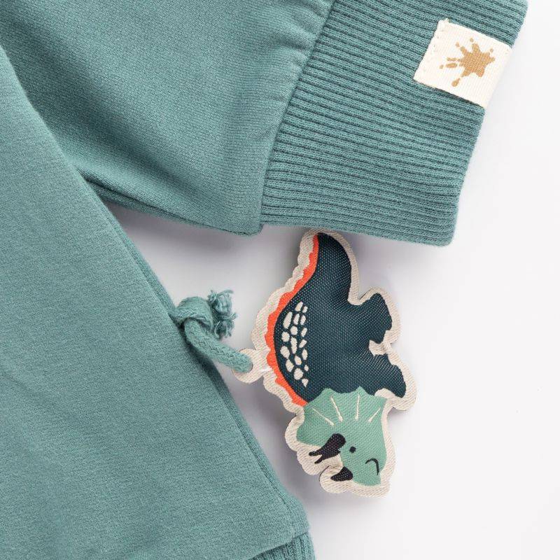Sigikid Baby Sweatshirt mit Dino Motiv, grün Clearance-Verkauf