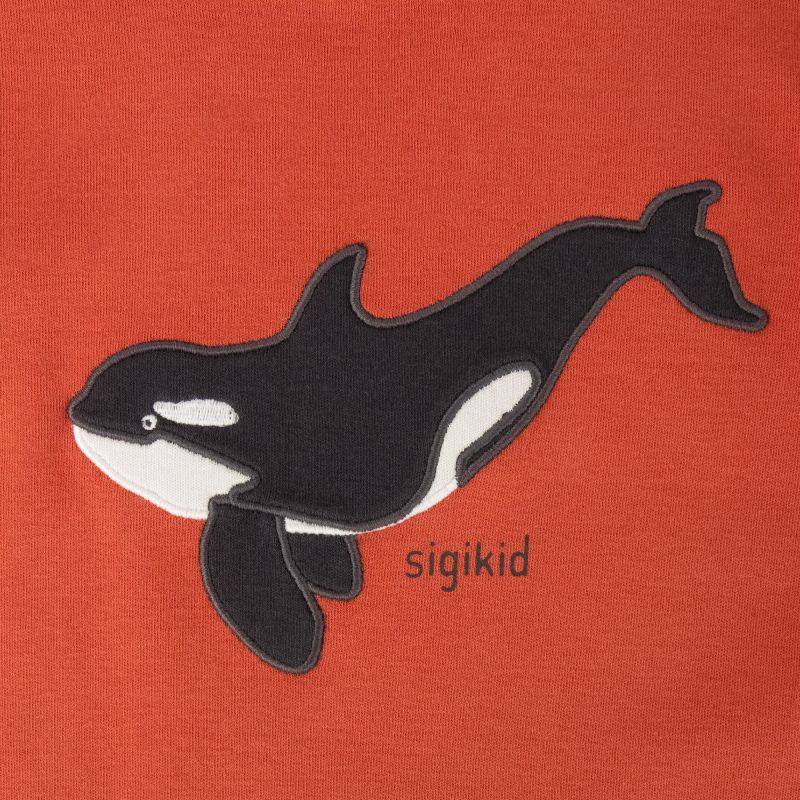 Sigikid Kinder Langarmshirt mit Wal Motiv, orange Online