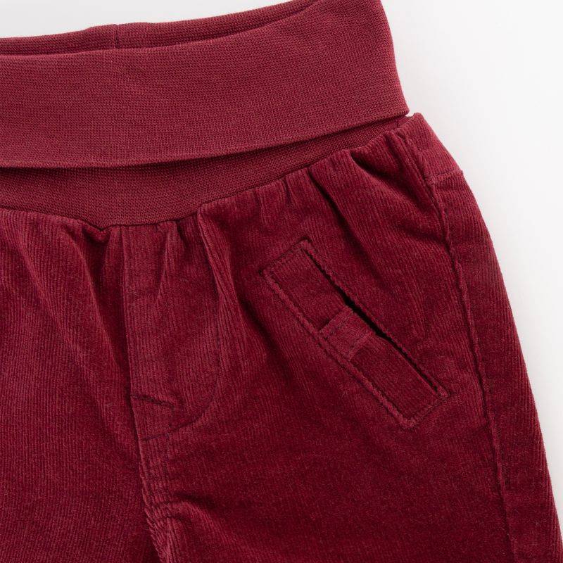Sigikid Baby Cordhose, dunkelrot Schlussverkauf